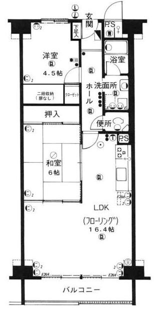 シャルマンコーポ博多1115号室-間取り