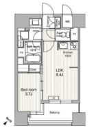 ラクレイス県庁口 - 所在階***階の間取り図 7055