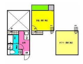 マーレ別府202号室-間取り