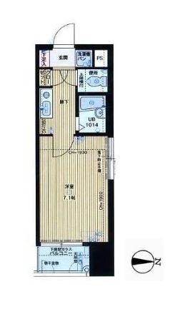 ファーネストアヴァンティ大濠9F号室-間取り