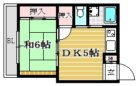 三角ビル - 所在階 の間取り図