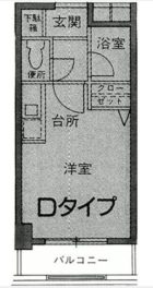 ライベストコート薬院 - 所在階 の間取り図