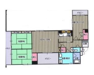 サンシャイン地行203号室-間取り