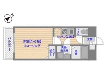 レスプリメゾンデリス405号室-間取り