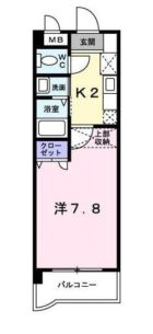 サンシルエーラ - 所在階***階の間取り図 7197