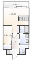 フォレストコート住吉 - 所在階 の間取り図