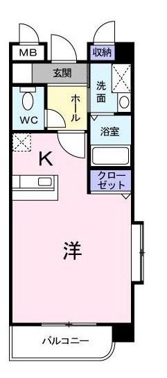 ボヌールヒルズ長尾301号室-間取り