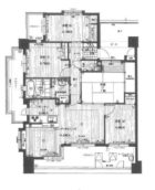 ロイヤルマンション大濠セーヌ - 所在階 の間取り図