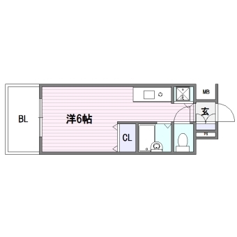 ステイタス別府アクシス1103号室-間取り