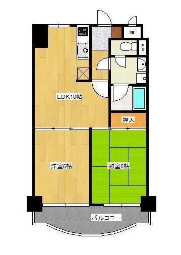 ダイアパレス博多駅前309号室-間取り