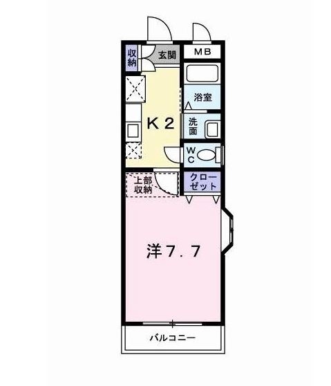 ハピーシャルマン301号室-間取り