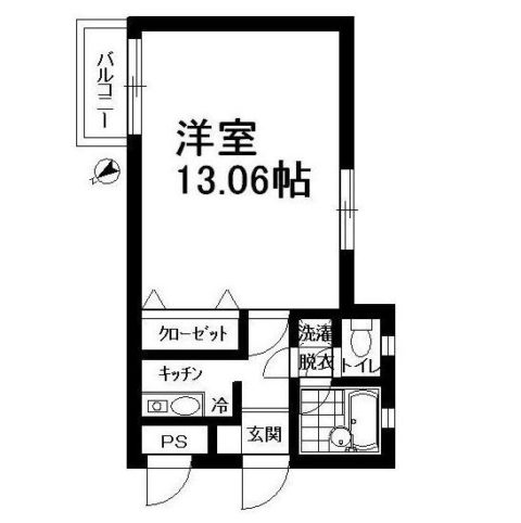 フローレンス浄水301号室-間取り