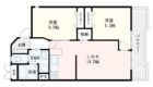 南小笹ヒルズビレッヂ - 所在階 の間取り図