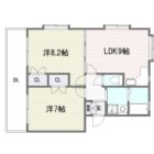 ボヌール別府 - 所在階 の間取り図