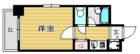 ダイナコート鳥飼 - 所在階 の間取り図