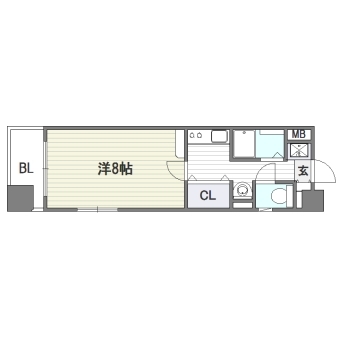 エンクレスト天神東II1203号室-間取り