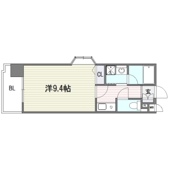 フォーラム美野島904号室-間取り