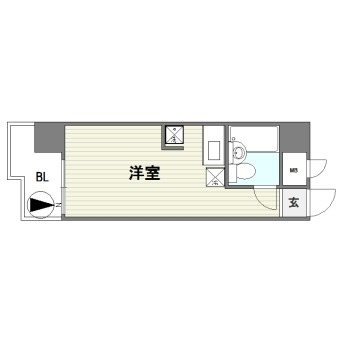 朝日プラザ大手門502号室-間取り