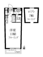 ＡＮＮＥＸ住乃江 - 所在階 の間取り図