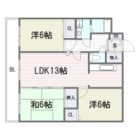 イーストパル博多 - 所在階 の間取り図