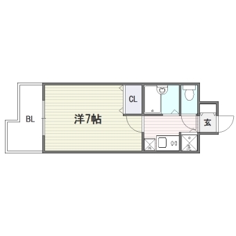 ダイナコートエスタディオ山王公園905号室-間取り