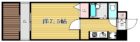 グレース城南 - 所在階 の間取り図