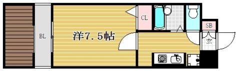 グレース城南103号室-間取り