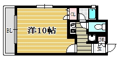 ブルームハイム303号室-間取り