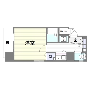 ダイナコート六本松III702号室-間取り