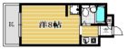 エスポワール桜坂 - 所在階 の間取り図