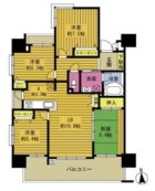 アメックス博多筑紫通り - 所在階 の間取り図