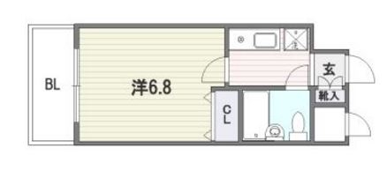 ステイタスマンション輝国202号室-間取り