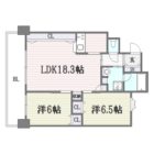 アンピール博多駅南 - 所在階 の間取り図