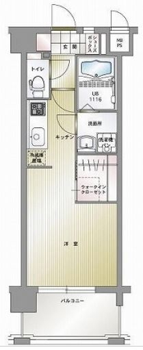 エンクレスト博多駅南III1108号室-間取り