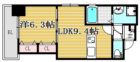 プレジールTJ - 所在階 の間取り図