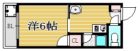 プロスパー別府 - 所在階 の間取り図