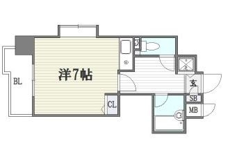 ライオンズマンション六本松第3901号室-間取り