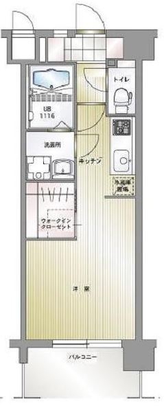 エンクレスト博多駅南III1009号室-間取り