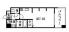 エスティメゾン薬院 - 所在階 の間取り図