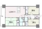 エクレール桧原Ⅱ - 所在階 の間取り図