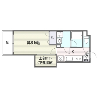 アクタス博多ステーションタワー904号室-間取り