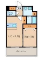 ランドマーク香椎駅前 - 所在階***階の間取り図 8114