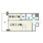 MONT LIVRE 東比恵 - 所在階 の間取り図