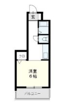 岩保ビル駅南 - 所在階 の間取り図