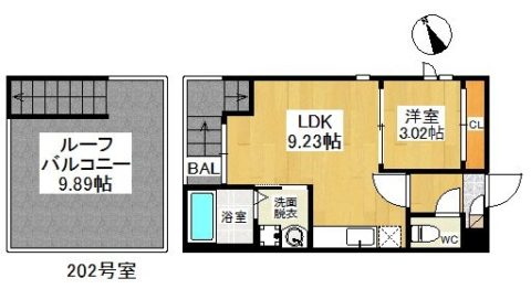 Grandtic D-IV Ijiri*号室-間取り