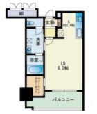 RJRプレシア博多駅前 - 所在階 の間取り図