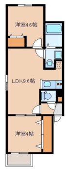 ワレアハレ和白 - 所在階 の間取り図