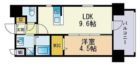 CLUB博多駅南レジデンス - 所在階 の間取り図