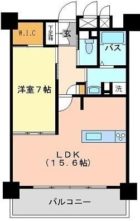 アルファライフ博多プレシャス - 所在階***階の間取り図 8070