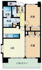 エコルクス赤坂Ⅱ - 所在階 の間取り図